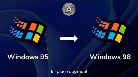 Upgrading from Windows 95 to Windows 98 (Timelapse)!