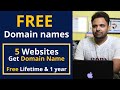 Get Free Domain Names for Lifetime | Free TLDs For Lifetime & 1 Year | Hosting Also With 1 Website