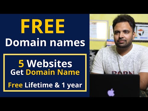 आजीवन मोफत डोमेन नेम मिळवा | आजीवन आणि 1 वर्षासाठी मोफत TLDs | 1 वेबसाइटसह देखील होस्टिंग