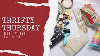 Thrifty Thursday Video Haul | Thrift Stores, Clearance find, Estate Sale @CraftyHope