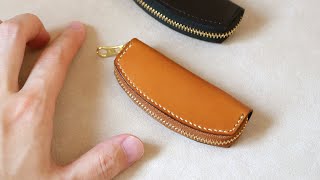 Making a zipper mini coin purse with PDF pattern.|No.15|