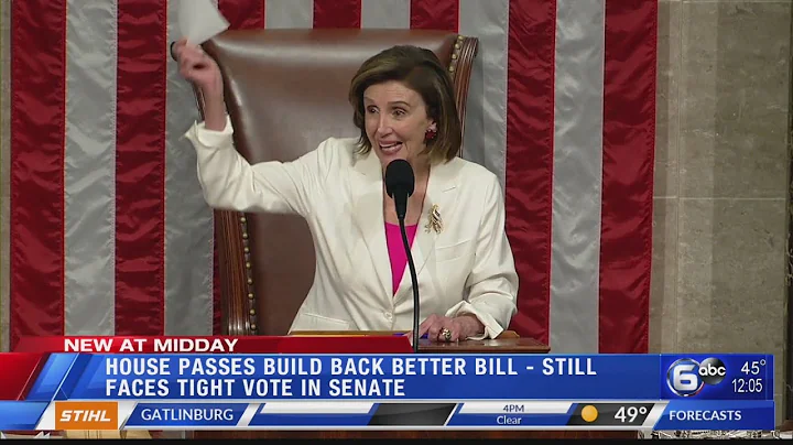 US House passes Build Back Better bill; still faces tight vote in the Senate