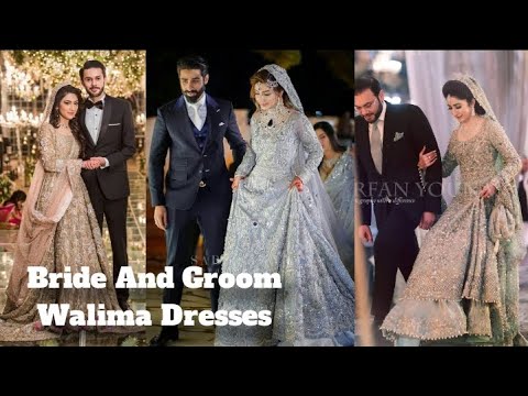 Bride and Groom Walima Dress Collection 20222023  Couple Wedding Dresses