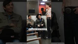 JB Mauney and Stetson Wright Visiting Ky Hamilton in the Hospital during the NFR