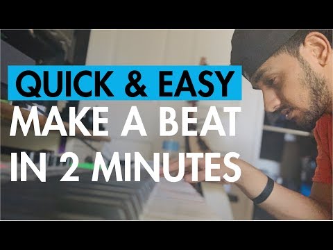 How to make a beat in 2 minutes!!!
