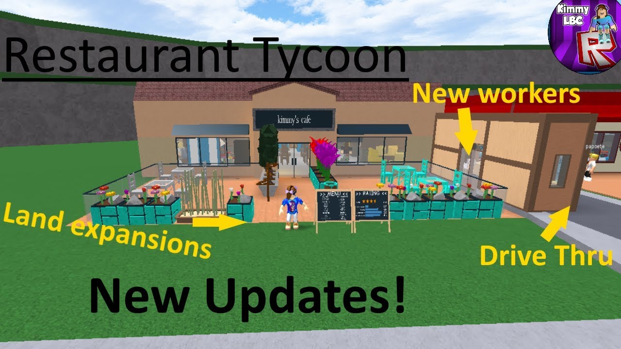 Restaurant Tycoon New Updates Drive Thru Land Expansions New Workers Youtube - restaurant tycoon 2 new drive thru update roblox youtube