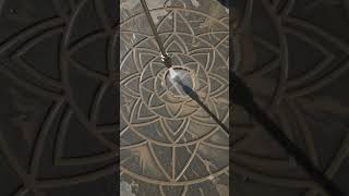 cleaning the tiles using Pressure water,ASMR-style #asmr #oddlysatisfying #slime #stressrelief