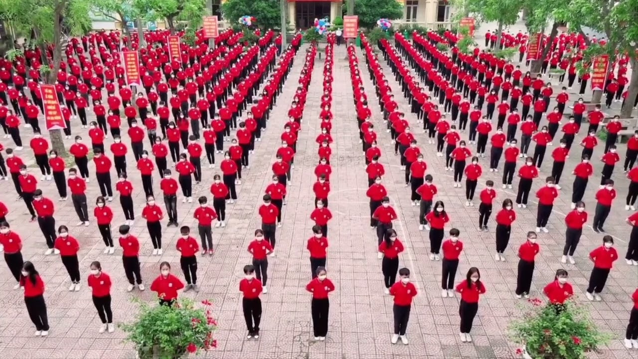 Bài thể dục giữa giờ THCS Tích Sơn T5-2022