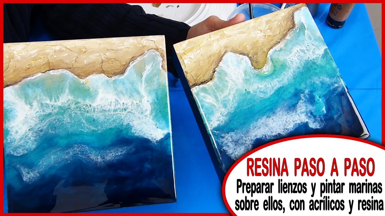 Tonos Del Mar En Resina Epoxica