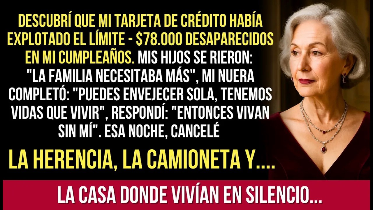 Mi Tarjeta De Crédito Había Explotado — 8,000 gastados  En Mi Cumpleaños, Mis Hijos Se Rieron