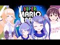 【銀河アリス×虹乃まほろ×インサイド姉妹】慎ましやかな乙女4人がのんびり川下り【マリオパーティ】