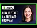 How to Start an Affiliate Program on Your Shopify Store