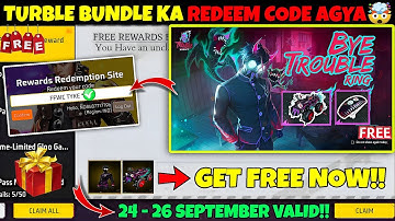 FREE FIRE REDEEM CODE TODAY 27 SEPTEMBER |FF REWARDS REDEEM CODE | FF REDEEM CODE TODAY 27 SEPTEMBER