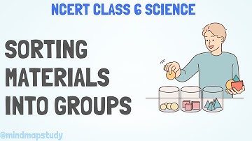 Sorting Materials Into Groups | Class 6 | Mind Map Animated