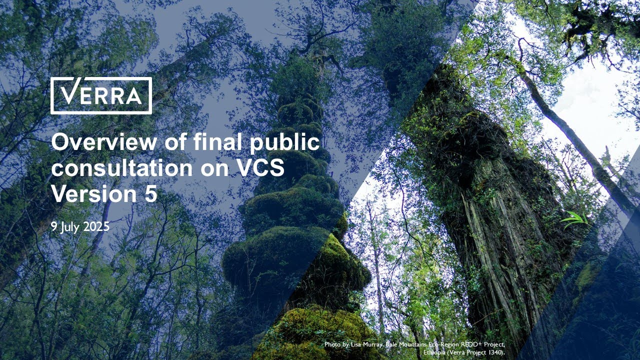 Overview of Final Consultation on Version 5 of the VCS Program - YouTube