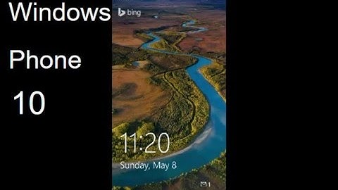 windows phone 10 UI