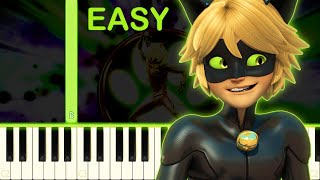 CAT NOIR TRANSFORMATION SONG - EASY Piano Tutorial screenshot 3