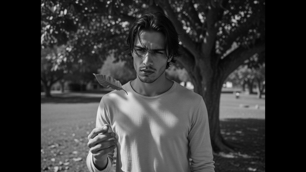 Una foglia rapita dal vento (by Pit)