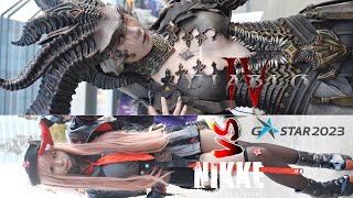 231119 Cosplayer Pose - Diablo Lilith & Nikke Rapi [지스타 2023 G-Star Game Show] 직캠