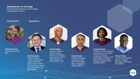 Development on the edge: Generational perspectives amid fragility, fragmentation, and flux