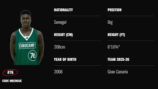 Code Mbengue - 2026 Adidas EuroCamp Treviso Highlights