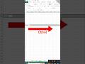 MS Excel short trick || MS Excel shorts || MS Excel Tutorial short