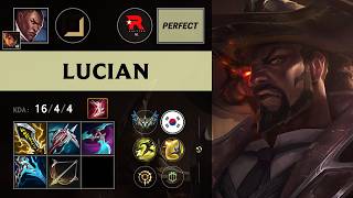 (KT PerfecT) Lucian ADC vs Jhin - KR Challenger Patch 26.16