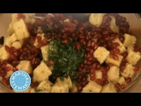 POM Cornbread Stuffing | Lynda Resnick | Thanksgiving Recipes | Martha Stewart