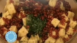 POM Cornbread Stuffing | Lynda Resnick | Thanksgiving Recipes | Martha Stewart