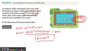 alg 8-4 modeling with quadratic functions