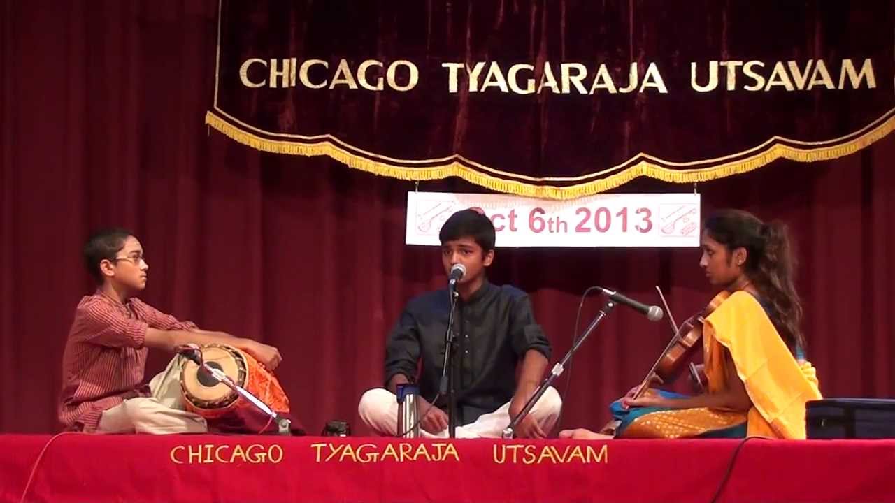 Pranav Narayanan Chicago Tyagaraja Utsavam, October 6, 2013 YouTube