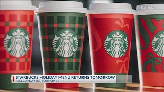 Starbucks holiday menu available Nov. 6