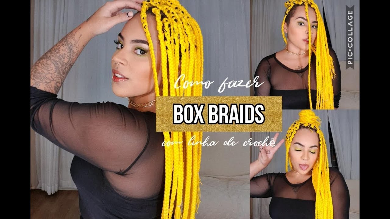 Featured image of post Box Braids Amarelo E Preto As box braids s o totalmente retiradas e n o podem ser reaproveitadas