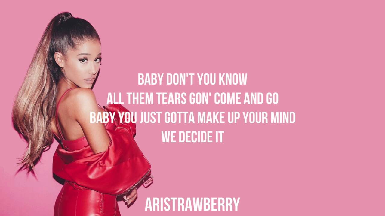 Ariana Grande Be Alright Lyrics - YouTube