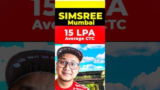 SIMSREE Mumbai with 15 LPA Average CTC 🤑