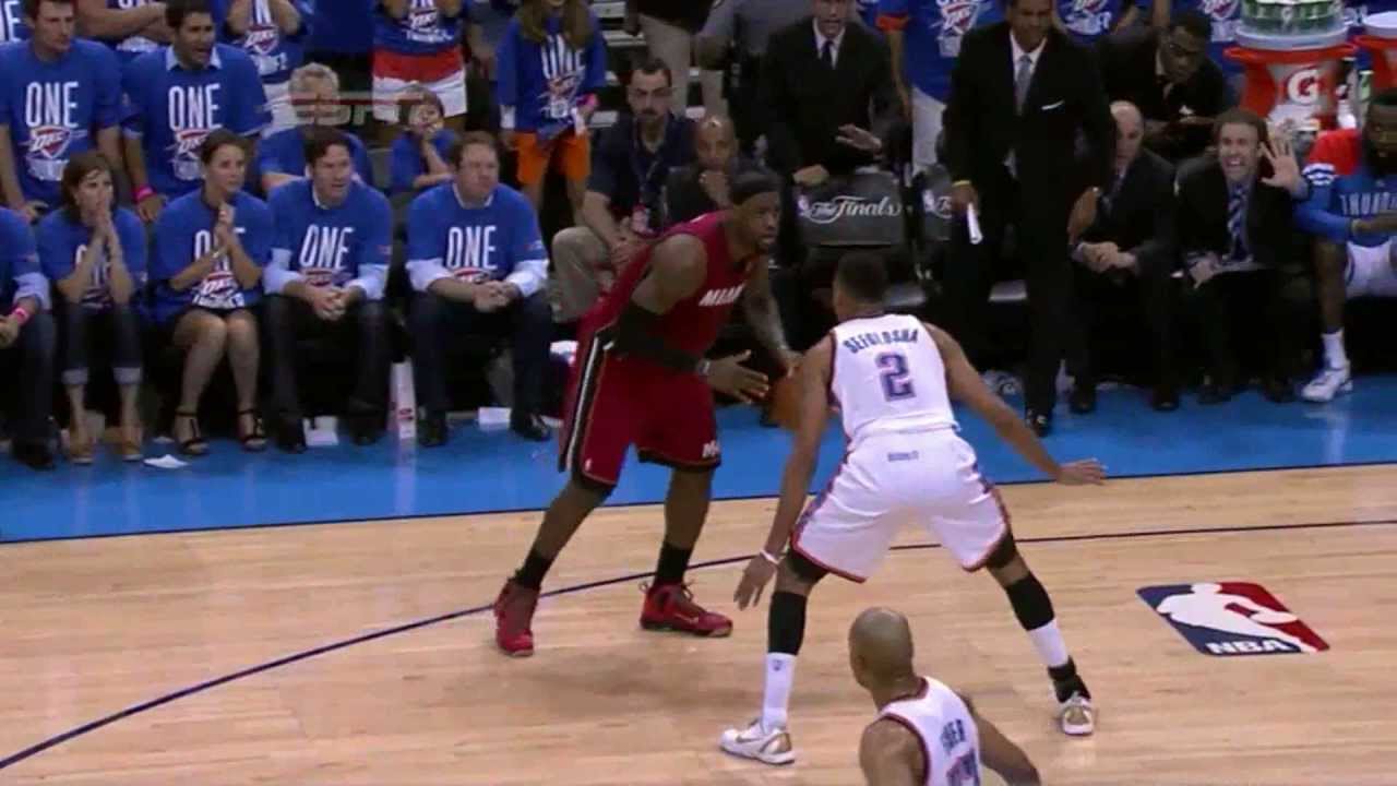 LeBron James 30 points (nice dunk) vs Oklahoma Thunder full highlights GM1 NBA FINALS 2012.06.12