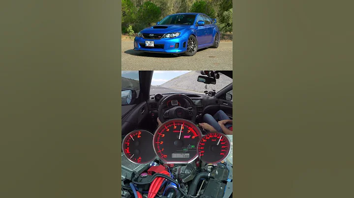 Tuned 380 HP Subaru Impreza 2.5 WRX STI / 100-200 km/h Acceleration / Autobahn / Big Turbo