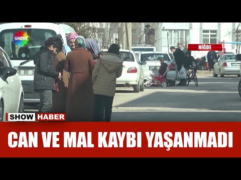 Niğde 5.3'lük depremle sarsıldı