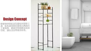 3-Shelf Bathroom Space Saver Storage