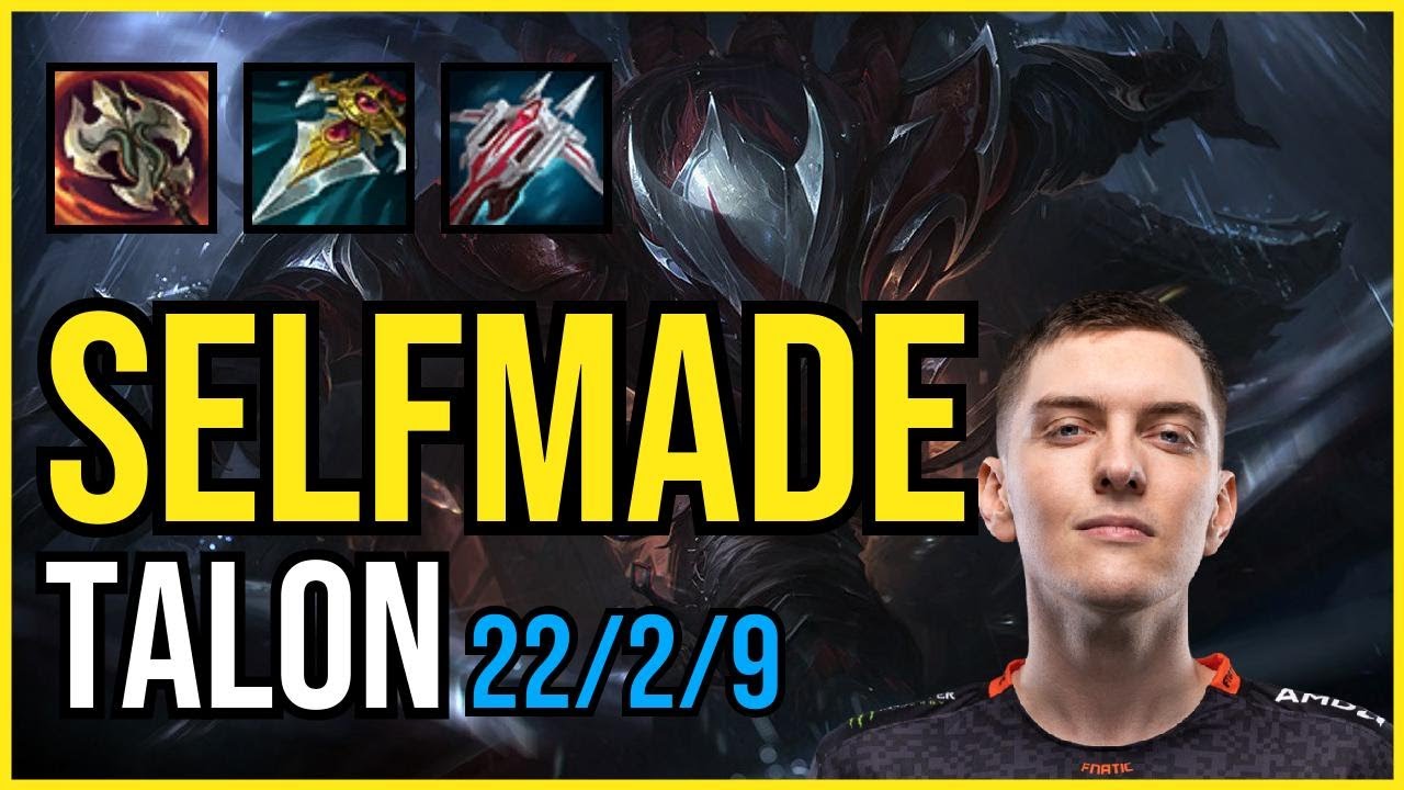 SELFMADE - TALON vs SKARNER Jungle - EUW Grandmaster - Patch 11.4 QUADRAKILL