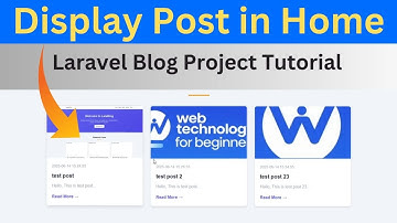 #06 Laravel 12 Blog Homepage – Show All Posts from Database  Laravel Blog Project (2025)