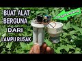 Manfaatkan lampu rusak buat mini inverter 3v to 220v