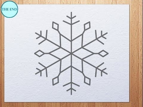 How to Draw Small Snowflakes - HelloArtsy