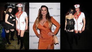 Lisa Appleton Flashes Her S In Y Zombie Nurse Outfit During Halloween Night Out