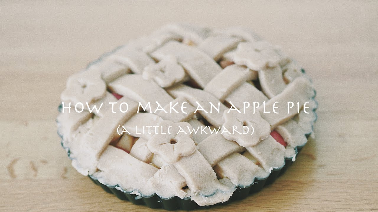 不器用なアップルパイ（レシピ） / How to make an apple pie (sorry