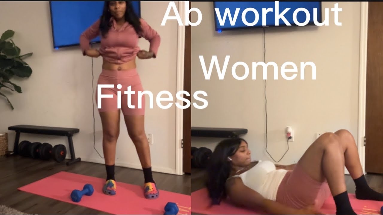 At HOME: 12 Min Ab WORKOUT | BEGINNER FRIENDLY | WOMEN | FITNESS