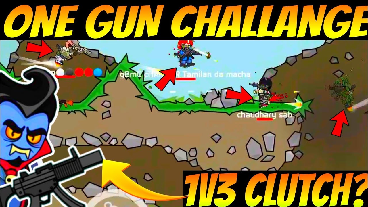 Mini Militia One Gun Challange Mini Militia Gameplay YouTube