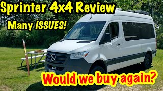 Sprinter 4X4 30K Mile Review. Would We Buy A Sprinter 4X4 Again With All These Issues?