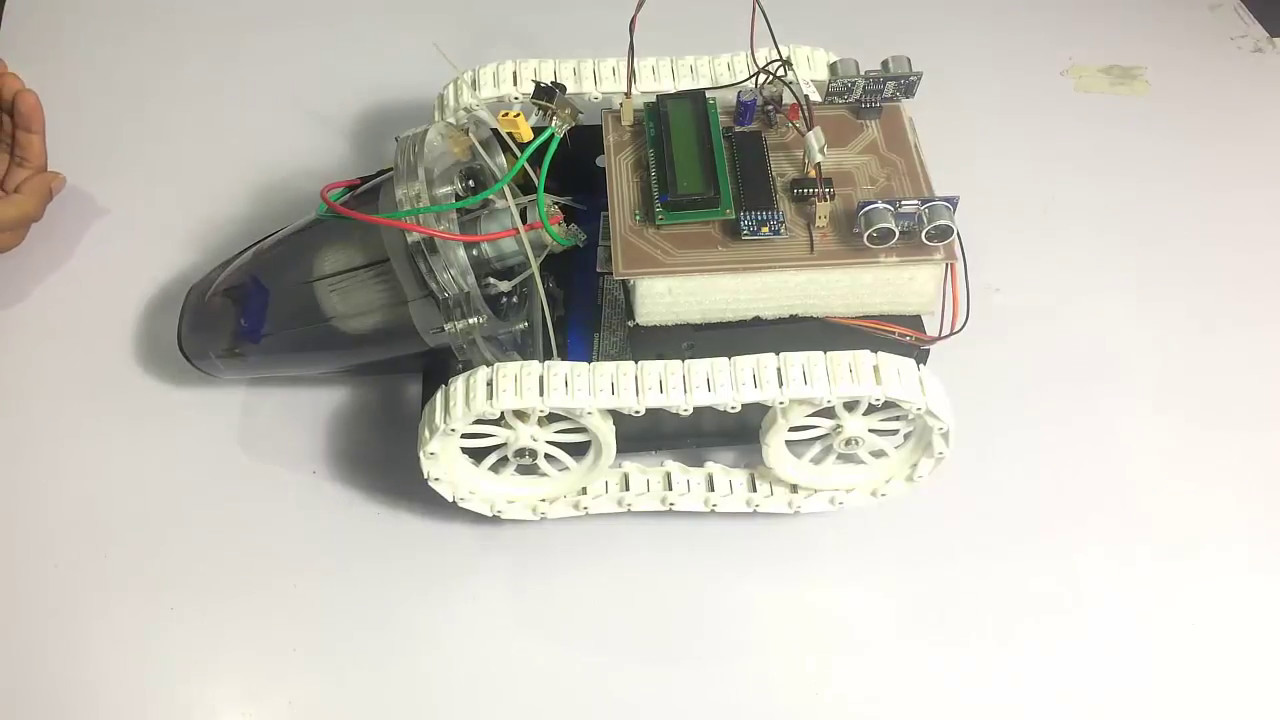 Automatic Vacuum Cleaner Robot Project Youtube