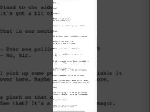 reading-the-bee-movie-script